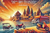 Explore Ujjain Like Never Before with Motoshare’s Bike and Car Rentals