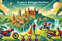 Explore Belagavi with Motoshare: Effortless Bike and Car Rentals