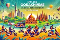 Explore Gorakhpur with Ease: Convenient Bike and Car Rentals by Motoshare