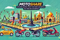 Explore Nagpur at Your Own Pace with Motoshare: Easy Bike and Car Rentals