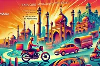 Explore Moradabad with Ease: Convenient Bike and Car Rentals by Motoshare