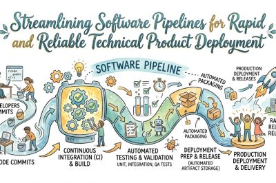 Streamlining Software Pipelines for Rapid and Reliable Technical Product Deployment