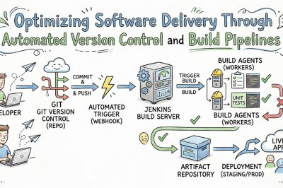 Optimizing Software Delivery Through Automated Version Control and Build Pipelines