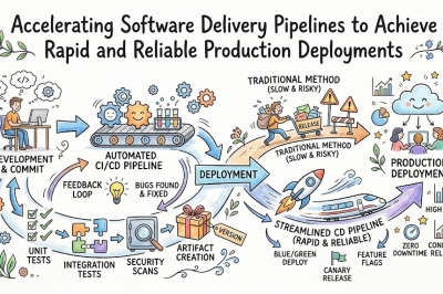 Accelerating Software Delivery Pipelines to Achieve Rapid and Reliable Production Deployments