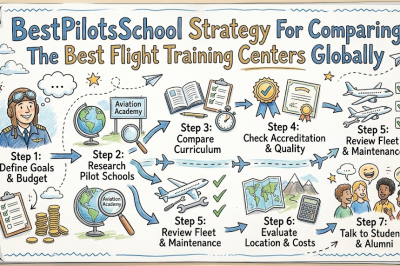 BestPilotsSchool Strategy For Comparing The Best Flight Training Centers Globally