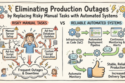 Eliminating Production Outages by Replacing Risky Manual Tasks with Automated Systems