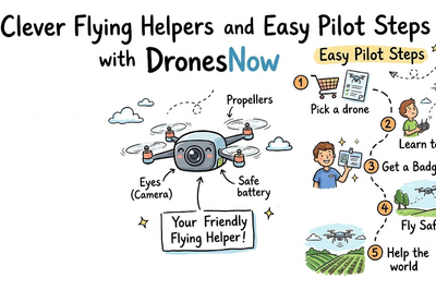 Friendly Flying Gadgets And Sky Tricks With DronesNow In