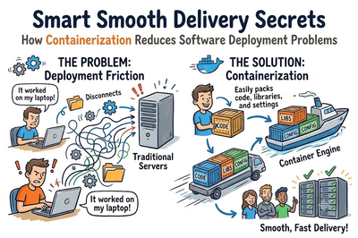 Smart Smooth Delivery Secrets: How Containerization Reduces Software Deployment Problems