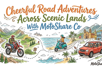 Fun Wheels for Seeing Pretty Towns with MotoShare Co